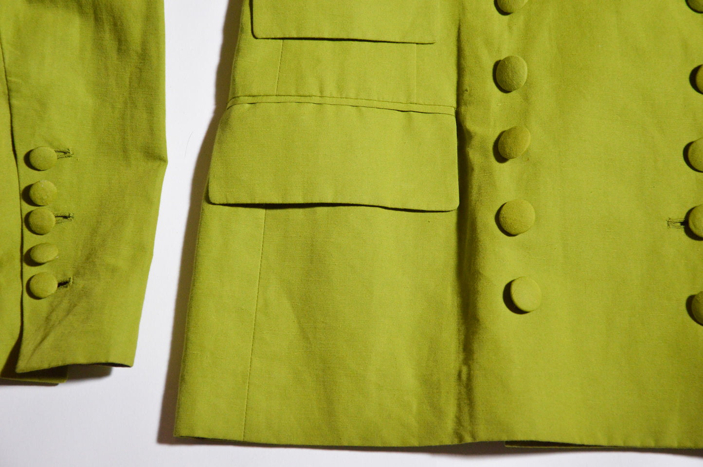 Jean Paul Gaultier - Lime Green Double Breasted Jacket