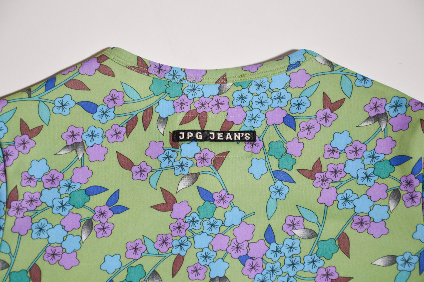 JPG Jean's - Green Flowers & Logo Cardigan