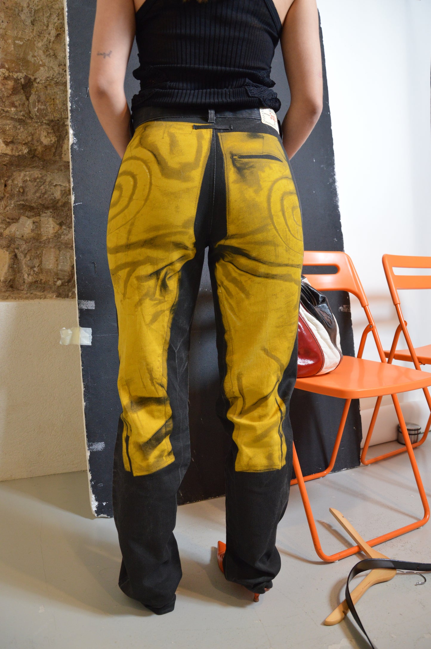 Gaultier Jean's - FW 1999 Yellow Illusion Pants