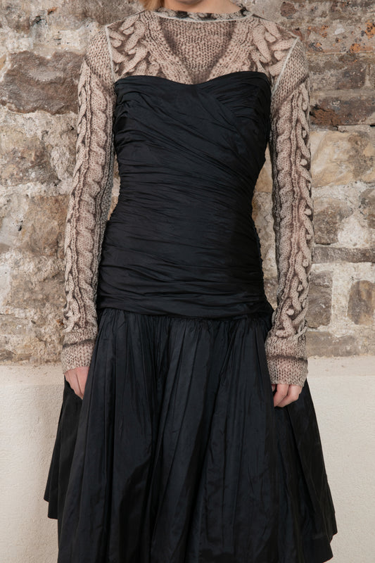 Jean Paul Gaultier - Trompe l'oeil Knit Mesh Top