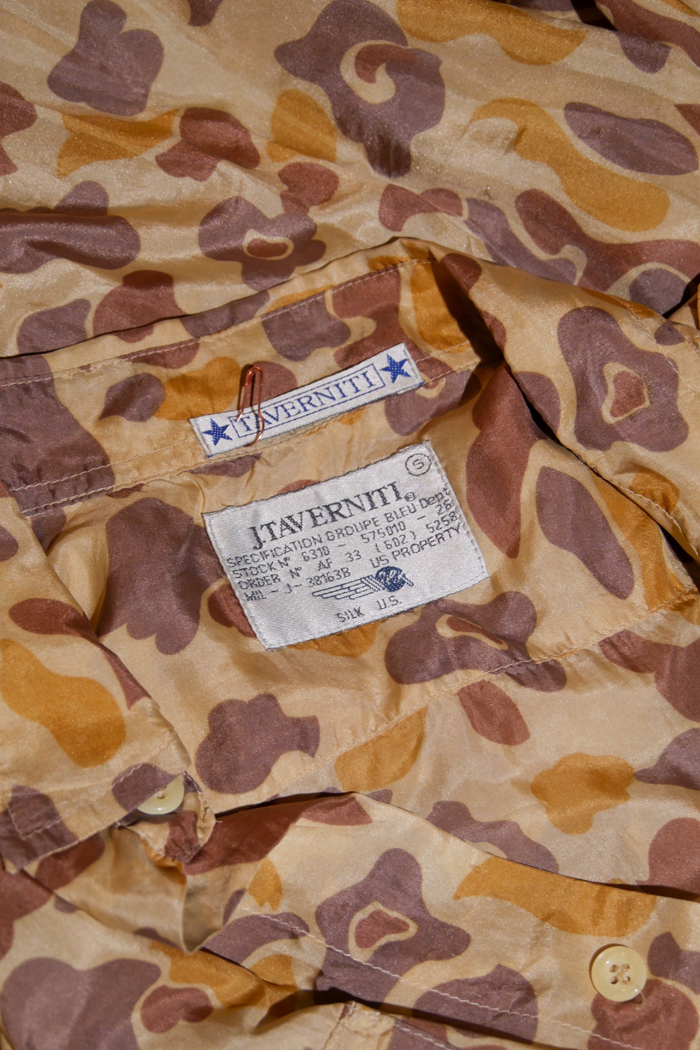 Taverniti - Taverniti - Silk Camo Shirt