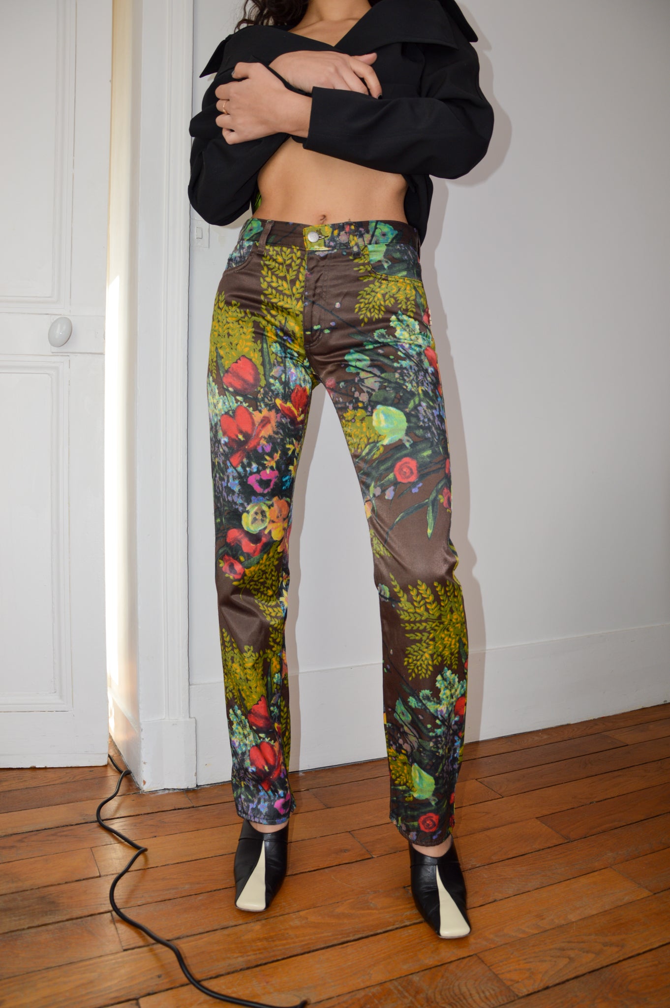 JPG Jean's - Satin Flower Pants