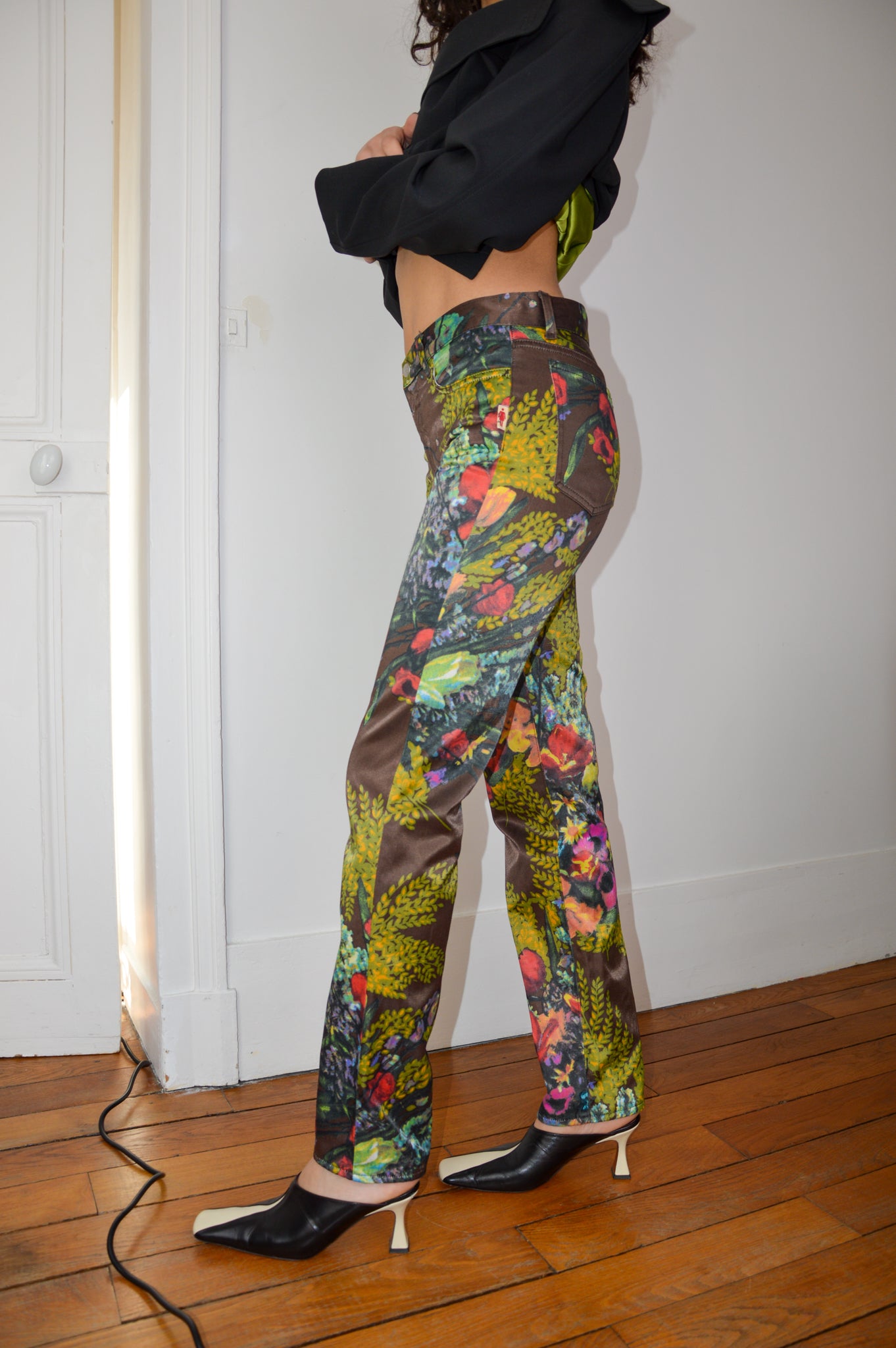 JPG Jean's - Satin Flower Pants