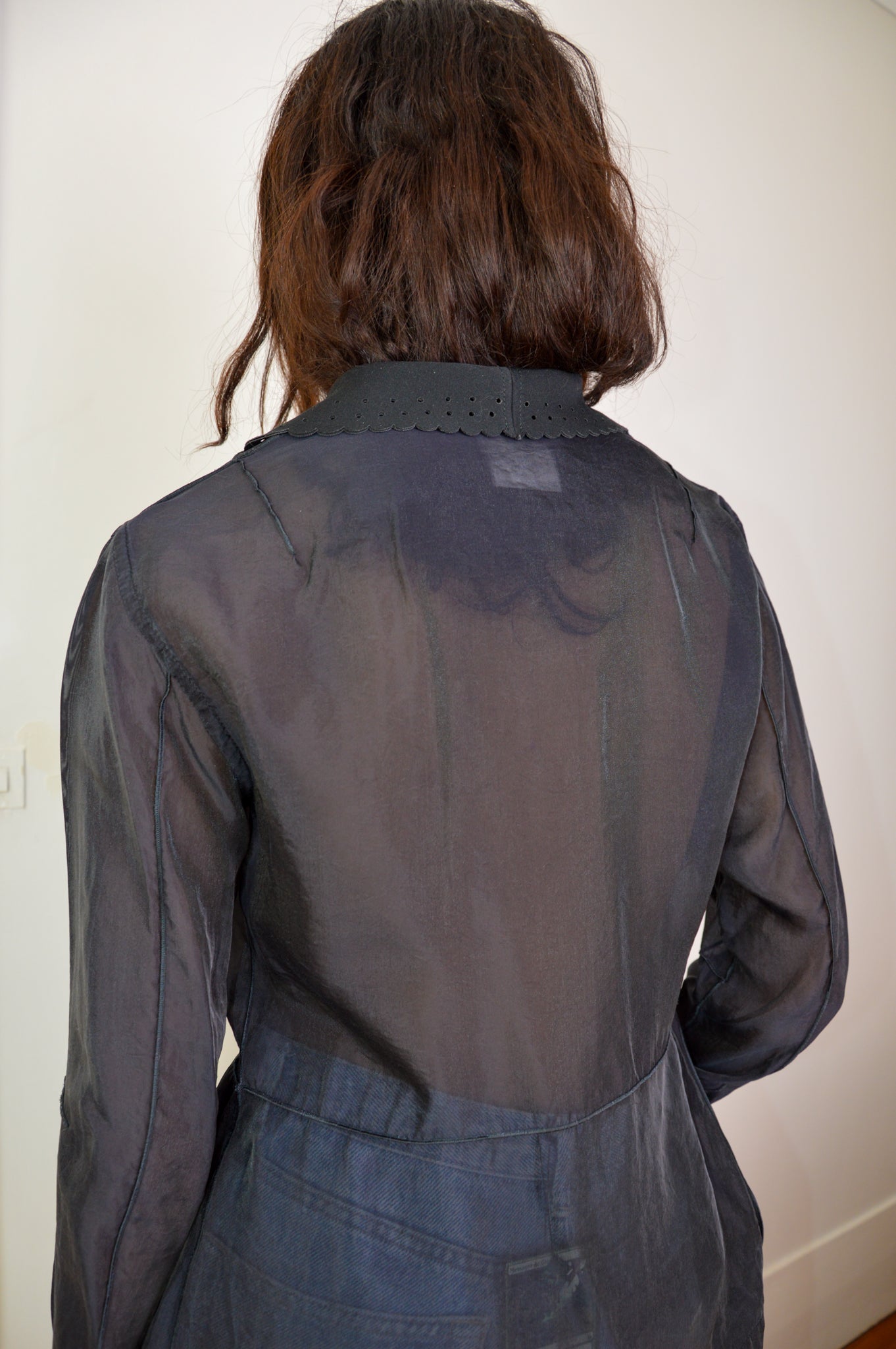 Marithé + François Girbaud - Sheer Black Shirt