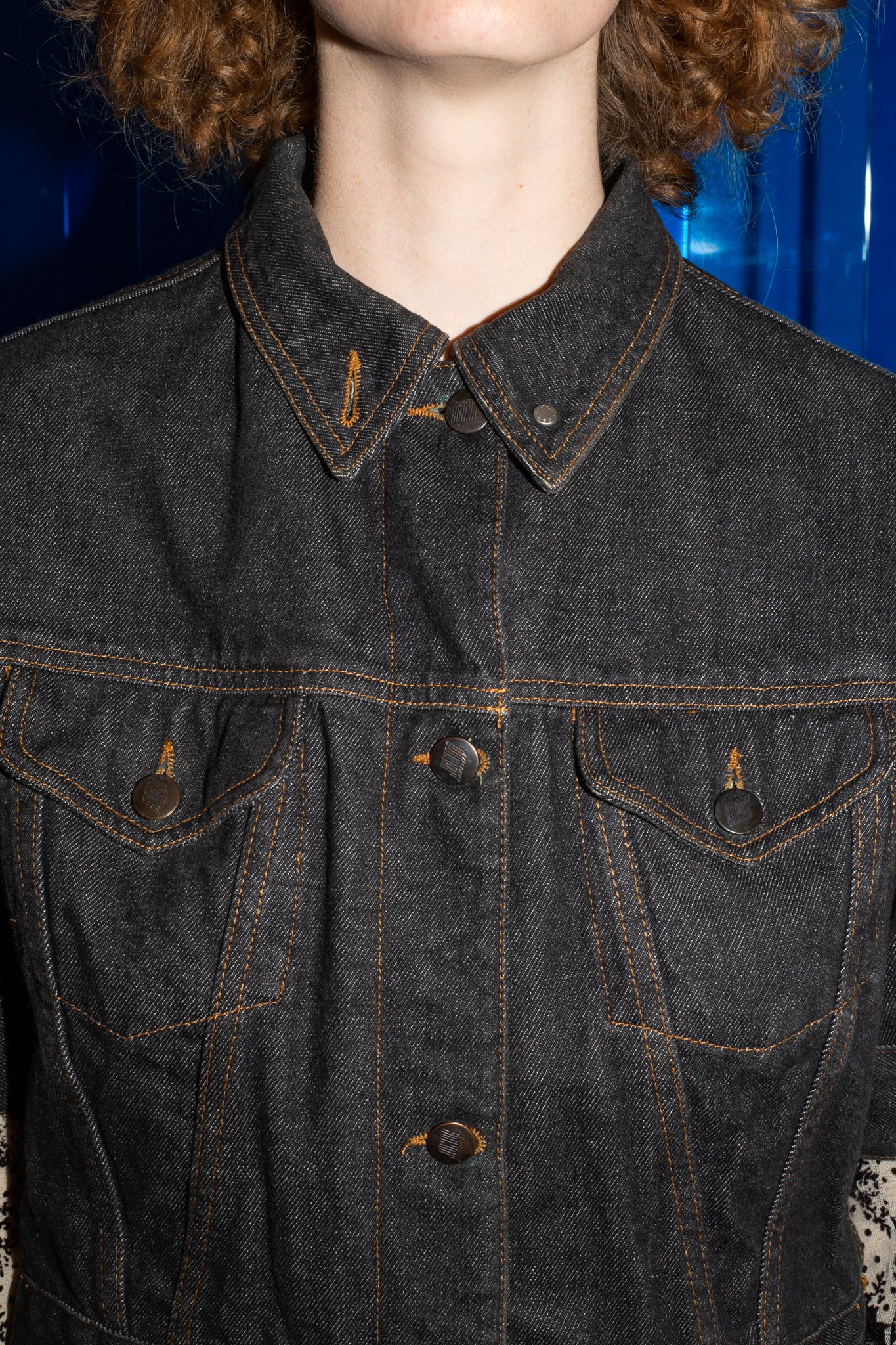 JUNIOR Gaultier - Short Sleeves Denim Shirt