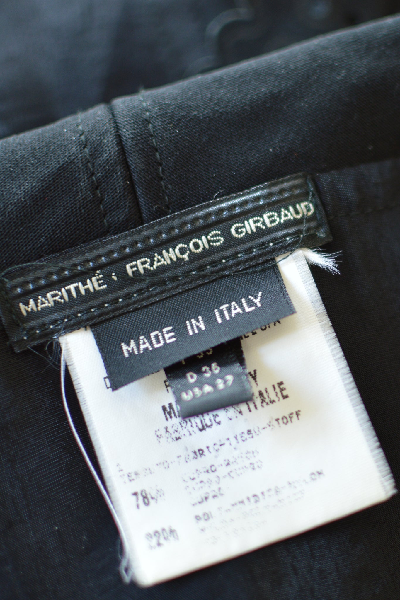 Marithé + François Girbaud - Sheer Black Shirt