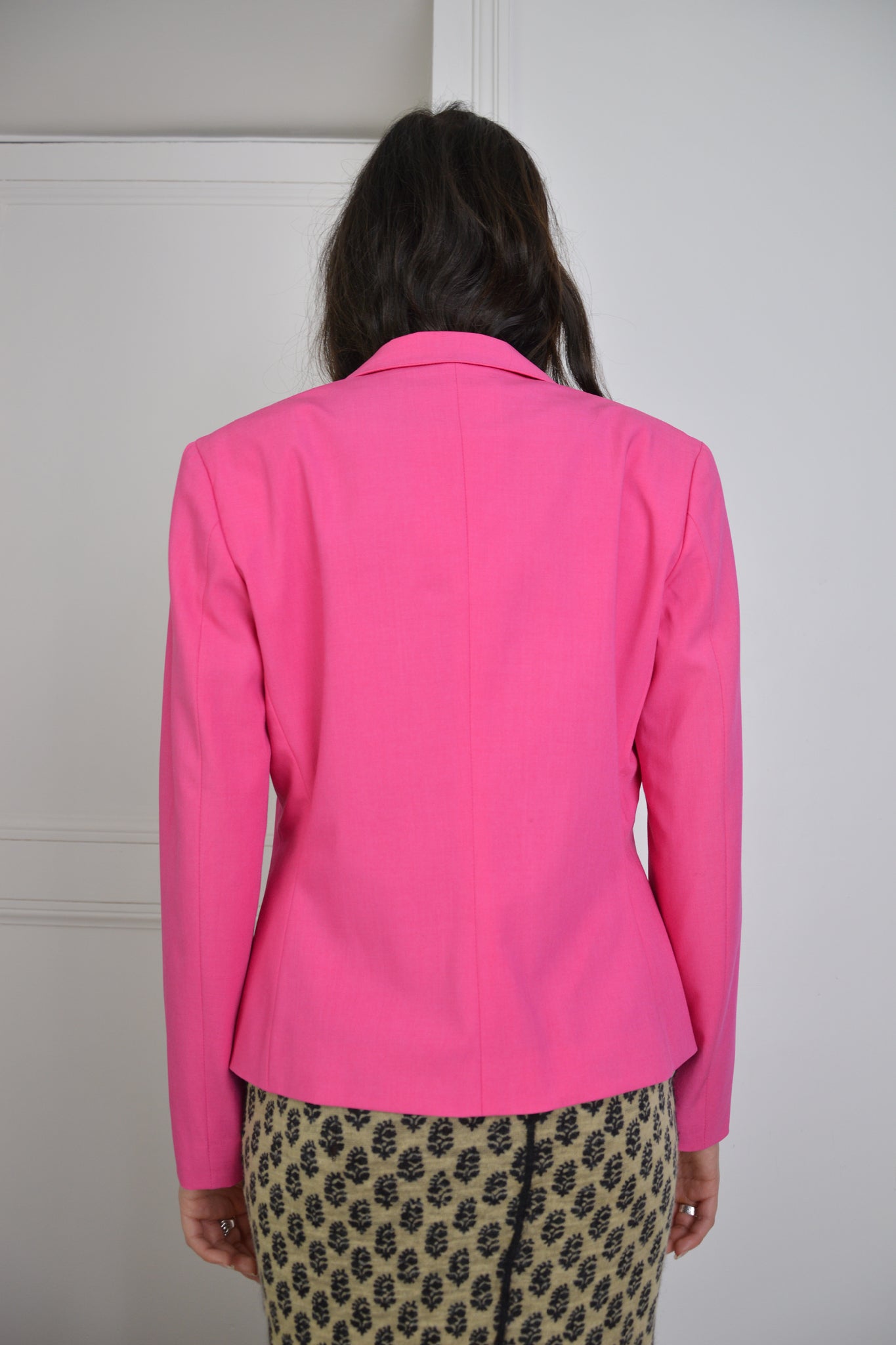 versace jeans couture vintage pink jacket jean paul gaultier mesh skirt balaclava brak analog fashion photography